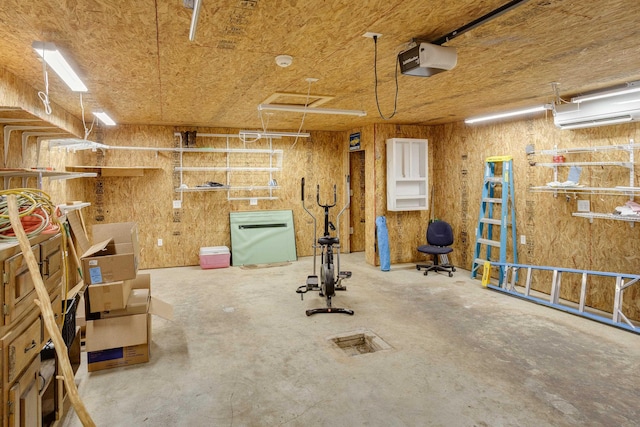  - garage with a garage door opener