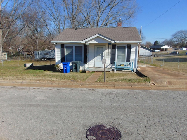 view of bungalow