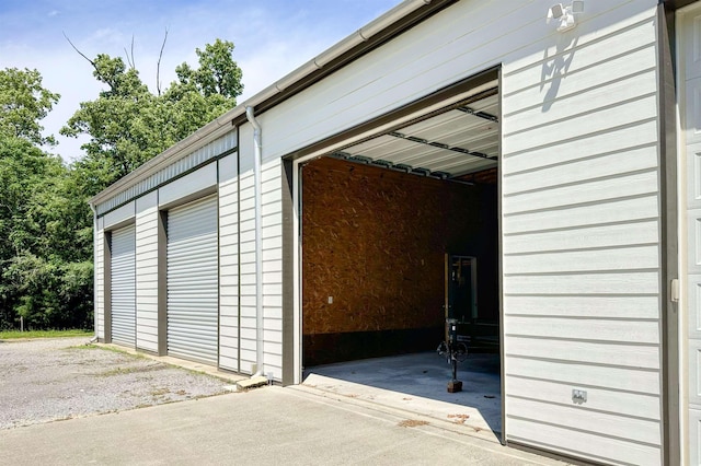  - view of garage