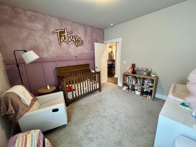 bedroom with carpet flooring