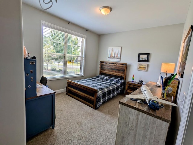  - bedroom with carpet flooring
