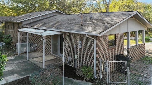 view of rear view of property