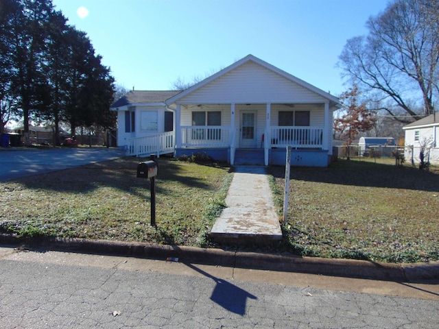 view of front of home featuring a porch