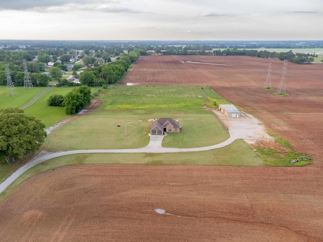  - bird's eye view with a rural view