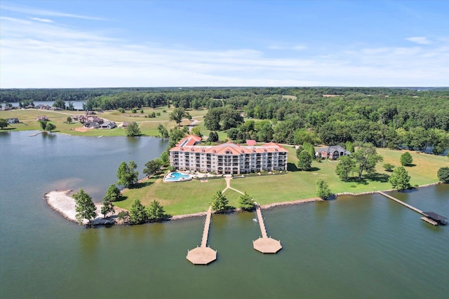  - bird's eye view of a nearby body of water