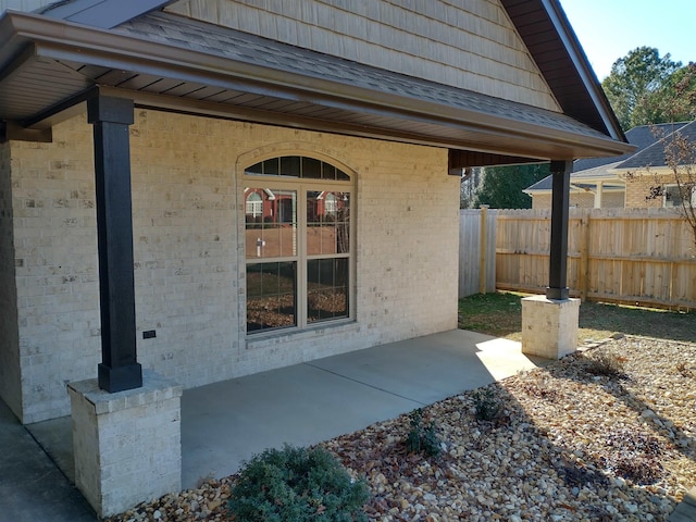 view of patio