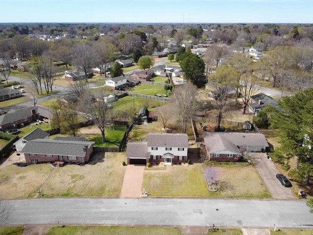  - bird's eye view with a residential view