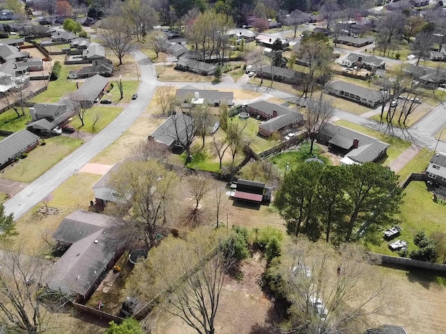  - aerial view with a residential view