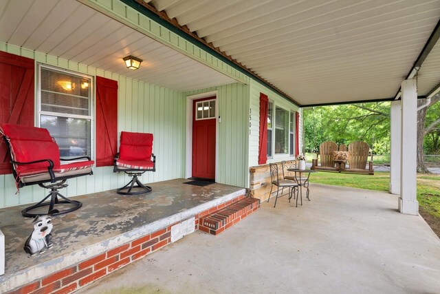  - view of covered porch