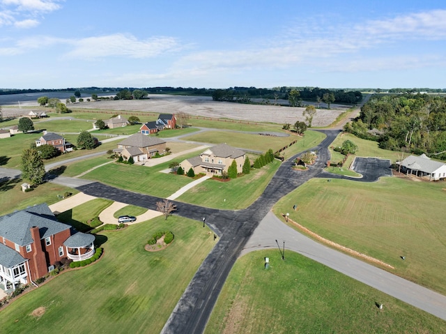 drone / aerial view featuring a rural view