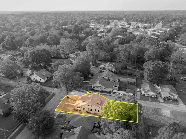 bird's eye view featuring a residential view