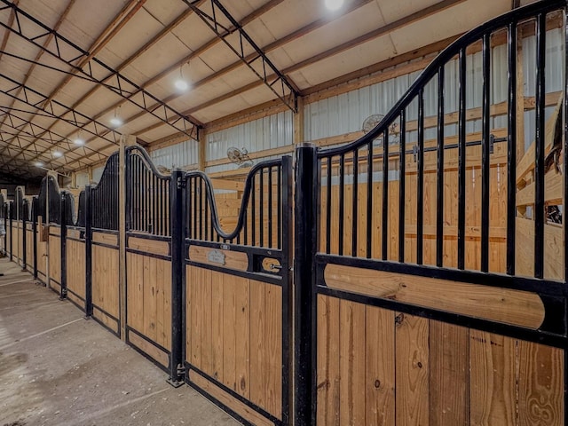 view of horse barn