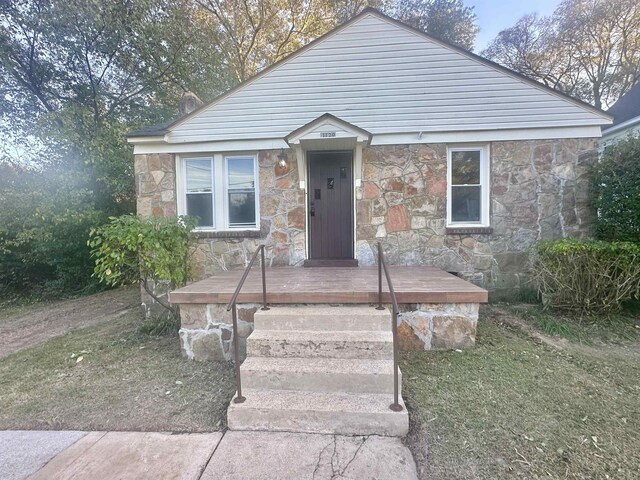 view of bungalow