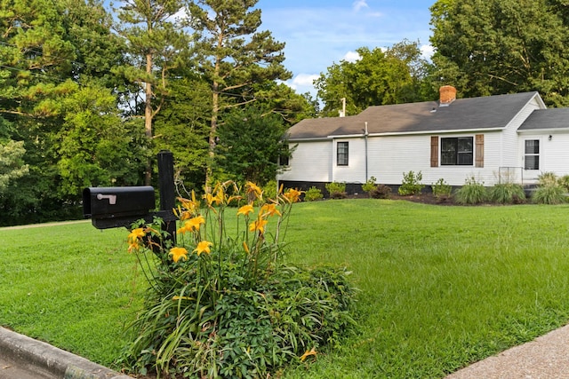  - view of grassy yard