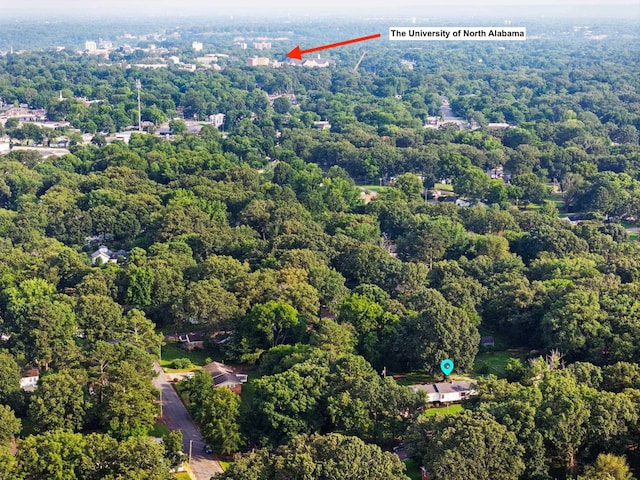  - view of property location with a forest