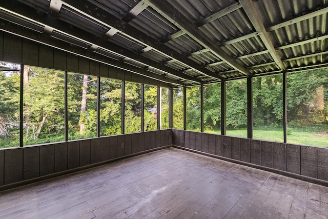  - view of unfurnished sunroom