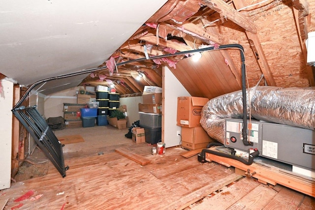 view of attic