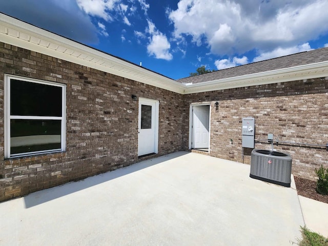 view of patio / terrace with cooling unit