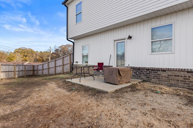 exterior space with a patio