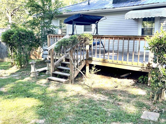 view of deck