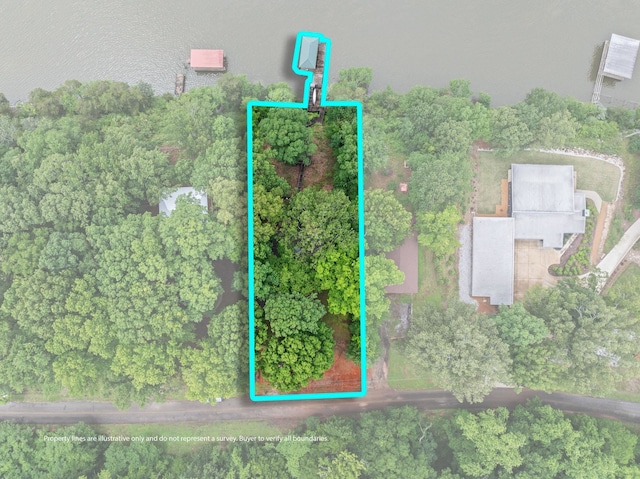 aerial overview of property's location