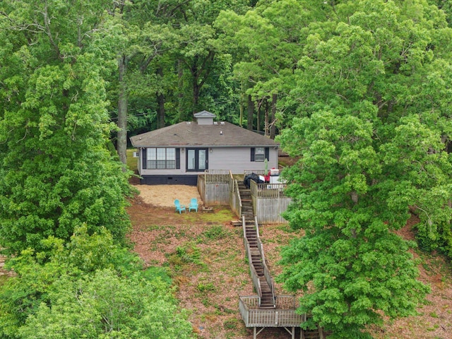 aerial view of property and surrounding area