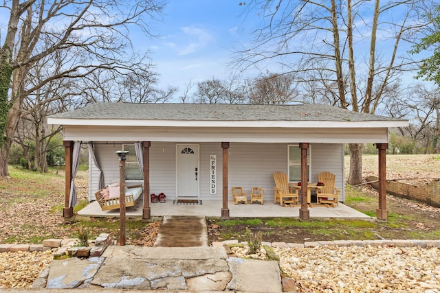 bungalow-style house featuring a porch