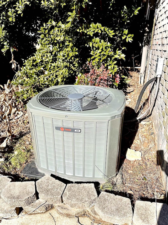 exterior details with central AC unit