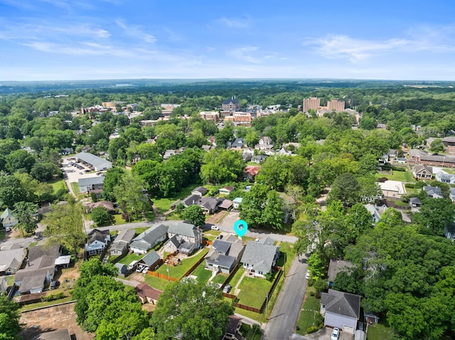  - drone / aerial view with a residential view
