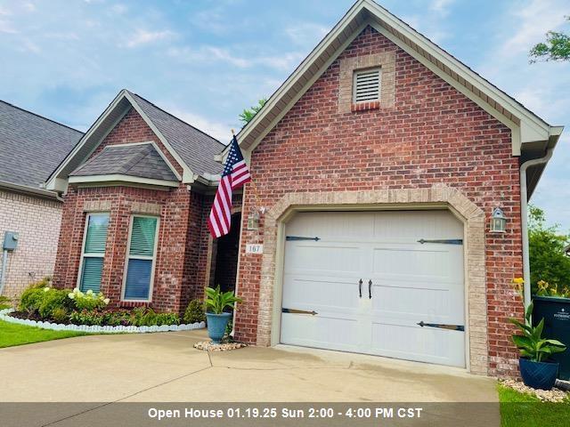 front facade featuring a garage