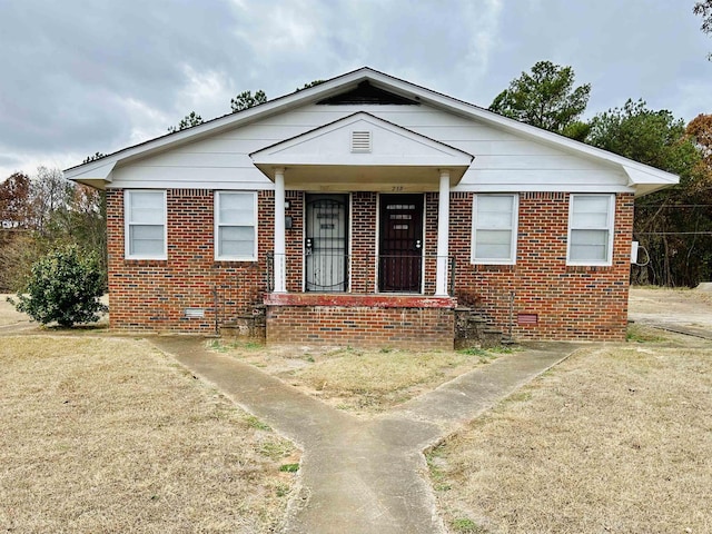 bungalow with covered porch