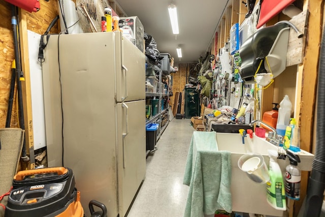 view of storage room