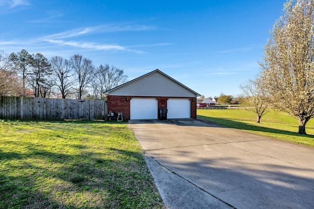  - view of property exterior with brick siding