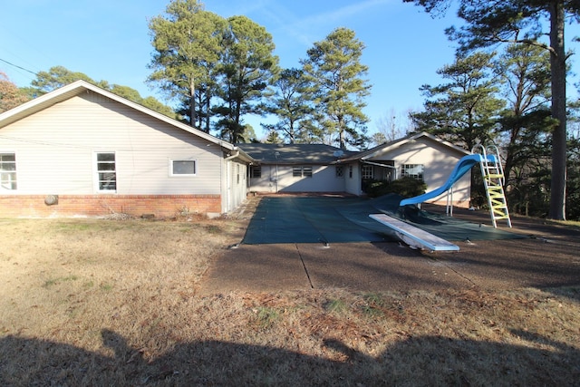view of rear view of property