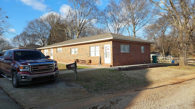 view of home's exterior