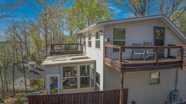 exterior space with a balcony