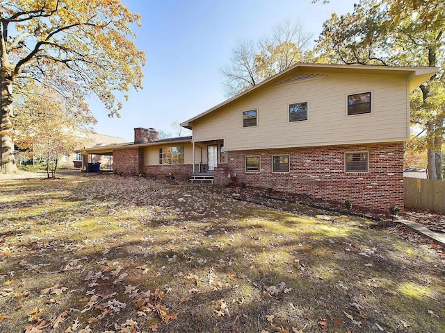 view of rear view of house