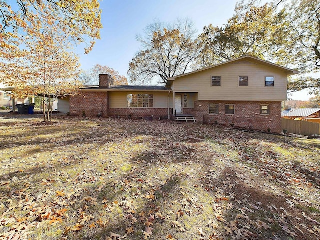 view of rear view of property