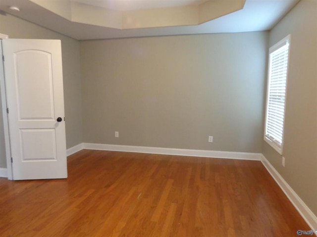  - empty room featuring baseboards, light wood-style floors, and a healthy amount of sunlight