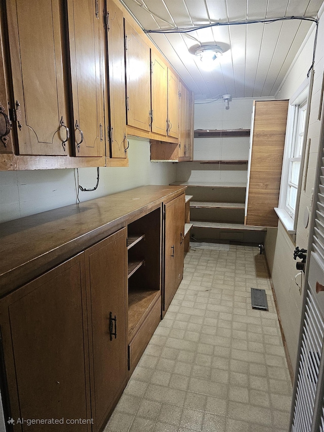  - kitchen with open shelves