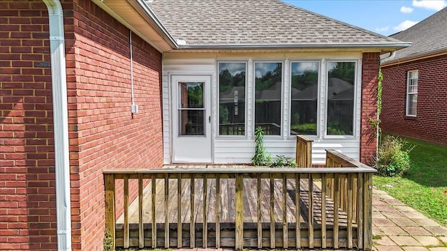 view of deck