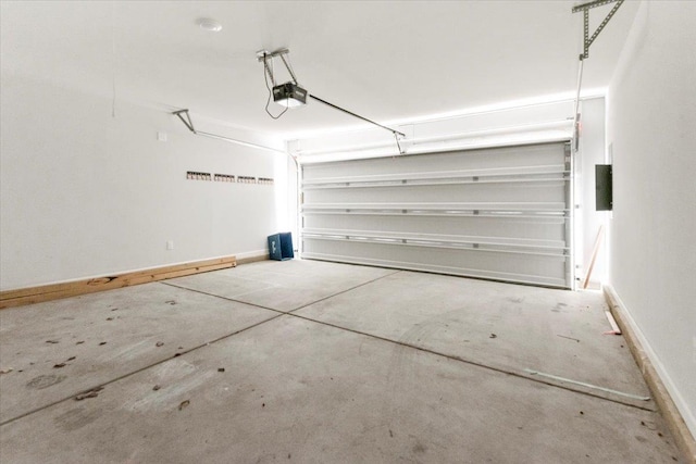  - garage with a garage door opener