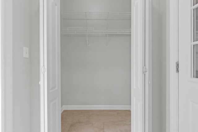 view of closet