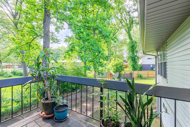  - view of balcony
