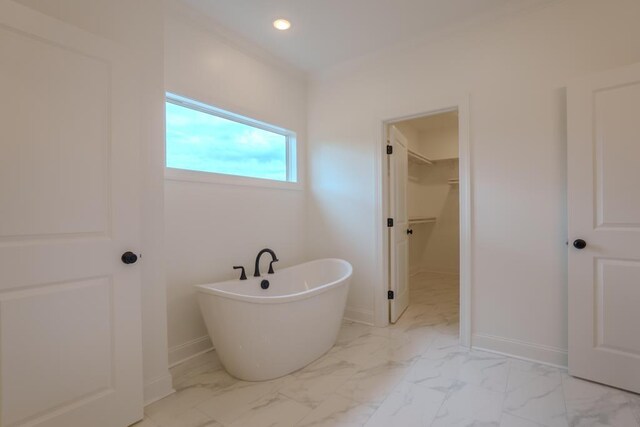 bathroom with a bathing tub