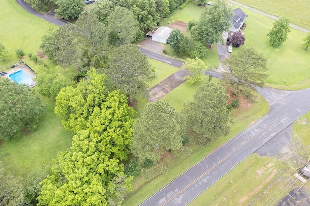  - aerial overview of property's location featuring a pool