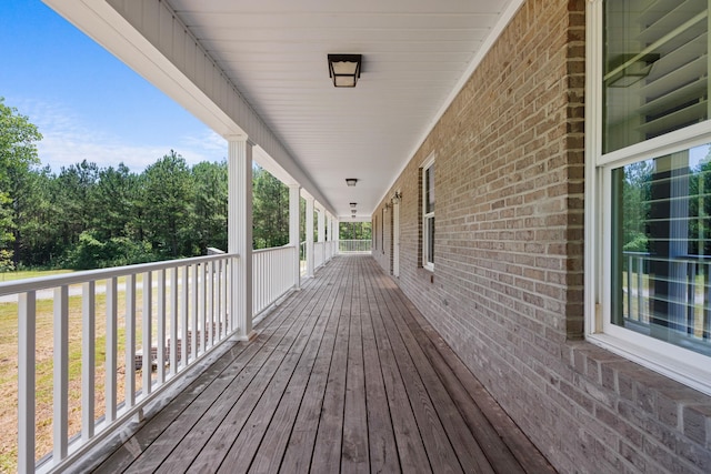 view of deck