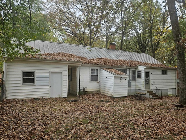 view of rear view of property