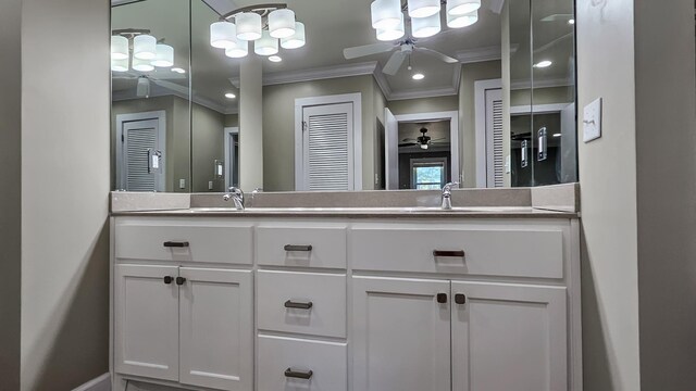 spare room featuring crown molding, ceiling fan, and hardwood / wood-style flooring