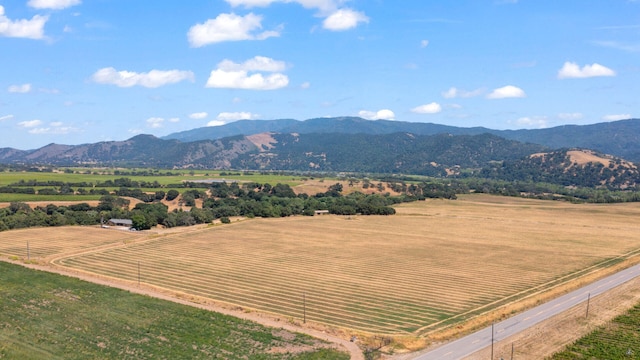 mountain view featuring a rural view